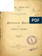 Luciano Vic Letter a Tura Croato Serb i