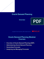 Oracle Demand Planning Overview