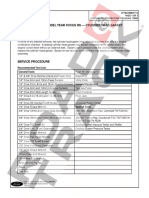 Ford Focus RS Head Gasket Test Procedure