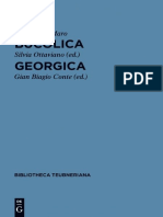 (Bibliotheca Scriptorum Graecorum Et Romanorum Teubneriana) Publius Vergilius Maro (Virgil) - Silvia Ottaviano, Gian B. Conte-Bucolica Et Georgica-Walter de Gruyter (2013) - 2 PDF