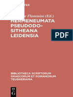 (Bibliotheca Scriptorum Graecorum Et Romanorum Teubneriana) Flammini, Giuseppe (Ed.) - Hermeneumata Pseudodositheana Leidensia-K.G. Saur (2004) PDF