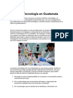 Ciencia y Tecnología en Guatemala