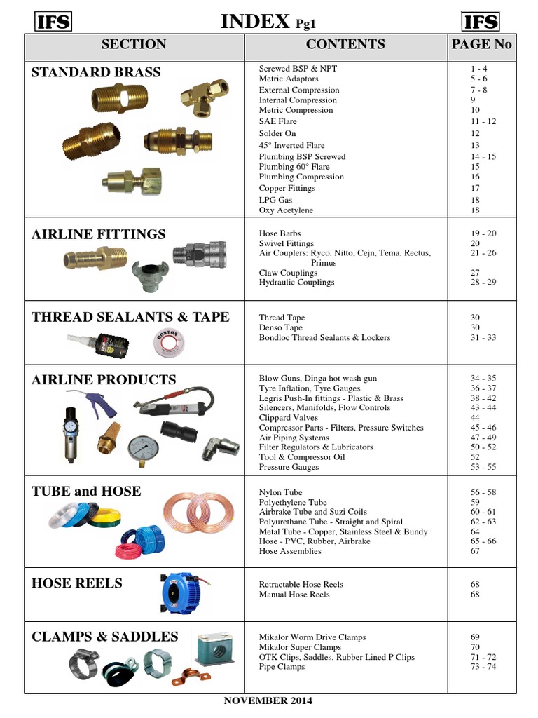 IFS Product Catalogue Overview | PDF | Pipe (Fluid Conveyance) | Valve