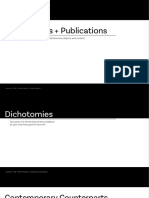 Dichotomies + Publications