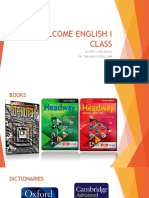 Welcome English I Class: Lucero Luna Valdez FB: Teacherlucero Luna