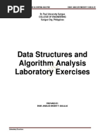 Data Structures and Algorithm Analysis Lab Exercises - Beginning