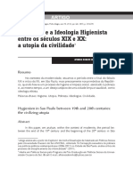 São Paulo e a Ideologia Higienista Entre Os Séculos XIX e XX A Utopia da Civilidade - Afonso Soares de Oliveira Sobrinho.pdf