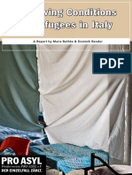 PRO ASYL Report Living Conditions of Refugees in Italy Feb 2011