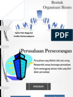 Bentuk Organisasi Bisnis