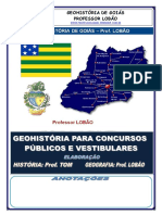 Geohistoria de Goiás -Historia