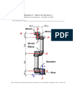 Robotics1 MidTerm Test 2016-17 UR10 Sheet