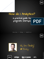 Analytics for startups