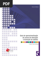 utf-8''Guia de OperacionalizaÃ§Ã£o dos Cursos EFA - ano 2009