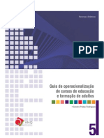 utf-8''Guia de OperacionalizaÃ§Ã£o dos Cursos EFA - ano 2009