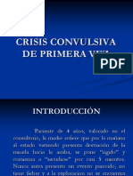 Crisis convulsiva de primera vez en niño de 4 años