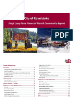 2018 City of Revelstoke Draft L ong - Term Financial Plan & Community Report