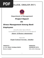 Download Project on Stress management by sethakanksha SN36978256 doc pdf