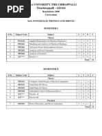 r 2008 m.e. Power Electronics Syllabus