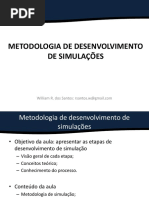 Processo de desenvolvimento de simulação