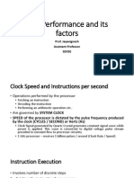 CPU Performance and Its Factors