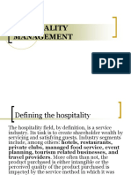 Hospitality Management