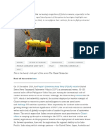 Sea Drones - Implications of The Great Underwater Wall of China - ORF PDF