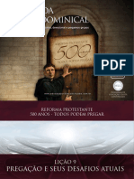 Slides - Revista 500 Anos de Reforma Protestante - Lição 9