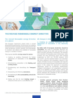 The Revised Energy Renewable Energy Directive