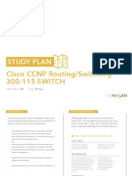 Study Plan Cisco CCNP Routing Switching 300 115 SWITCH
