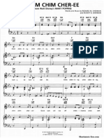 Chim Chim Cheree Sheet Music Mary Poppins PDF