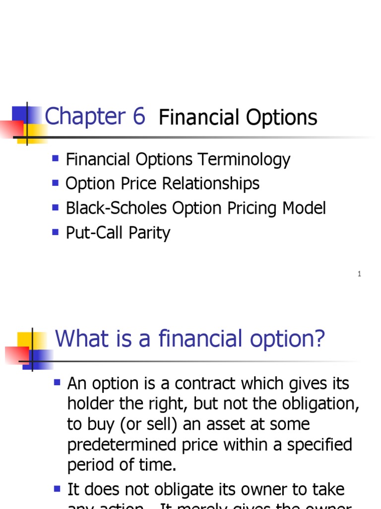 Understanding Financial Options Basics | PDF | Option (Finance) | Put ...
