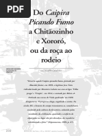 Do caipira picando fumo a chitaozinho e xororo ou da roça ao rodeio