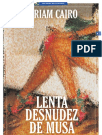 LENTA DESNUDEZ DE MUSA_Por Miriam Cairo