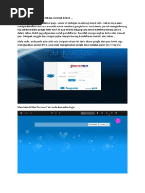 Tutorial 157 Membina Google Form Pdf