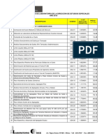 1 - TARIFA DE ENSAYOS DE LABORATORIO 2015 (UIT 3850 -18).pdf