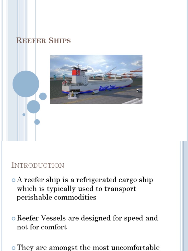 Reefer Ships Powerpoint | PDF | Port | Ship Types