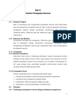 Analisis Pendapatan Nasional