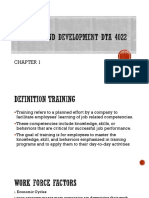 Chapter 1 Training and Development Dta 4022