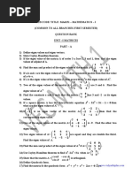 MA6151 Mathematics I QB