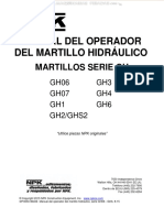 Manual Operador Martillo Hidraulico