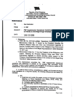 PNP Supplemental Operational Guidelines - War On Drugs