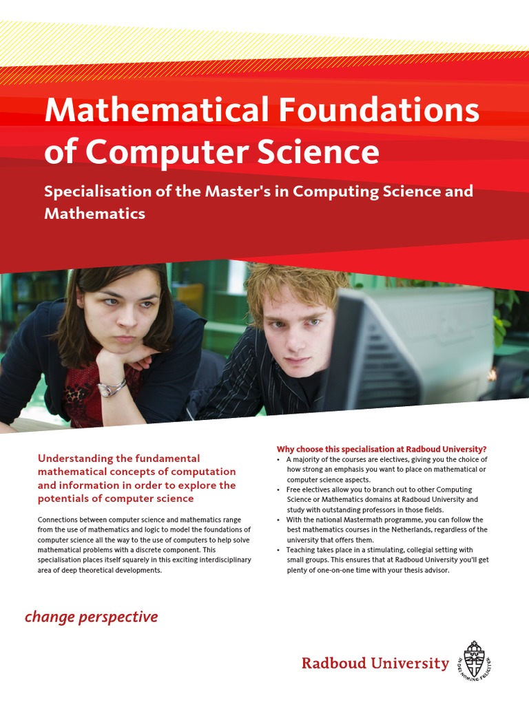 Mathematical Foundations of Computer Science Specialisation of The
