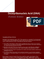 Deoxyribonucleic Acid (DNA) : Forensic Science