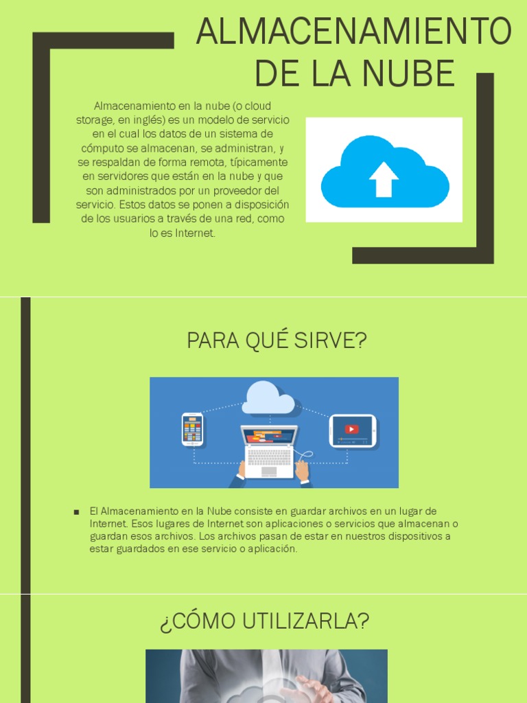 Almacenamiento de La Nube | PDF | Computación en la nube | Internet