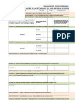 Formato de La Matriz Del Plan Ancional de Seguridad Ciudadana Enero