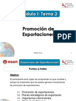 Modulo I - Tema 3 - Promoción de Exportaciones