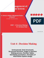 Unit 4 - Decision Making