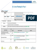 Daily lesson planning for prep 4 class on phone calls