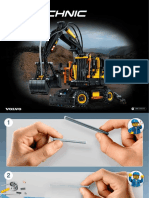 Pneumatic Excavator Instructions - Part 1 - Lego Technic