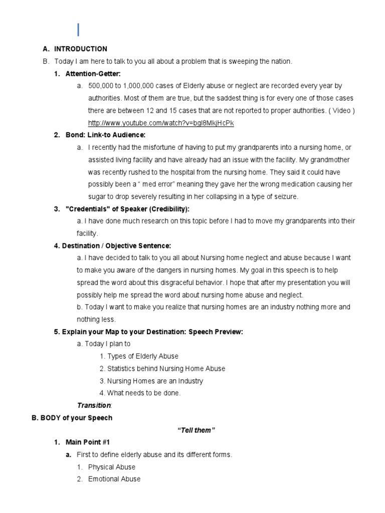 persuasive speech on nursing